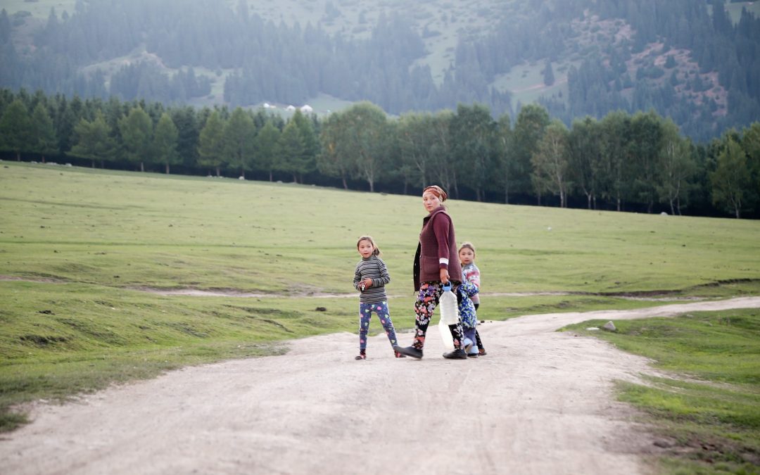 Family in kyrgyzstan
